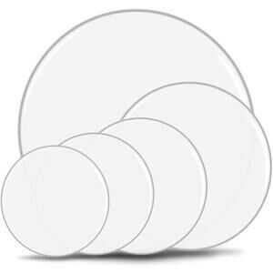 Durable 5-Piece Drum Head Pack for Acoustic Kits (12"–22")